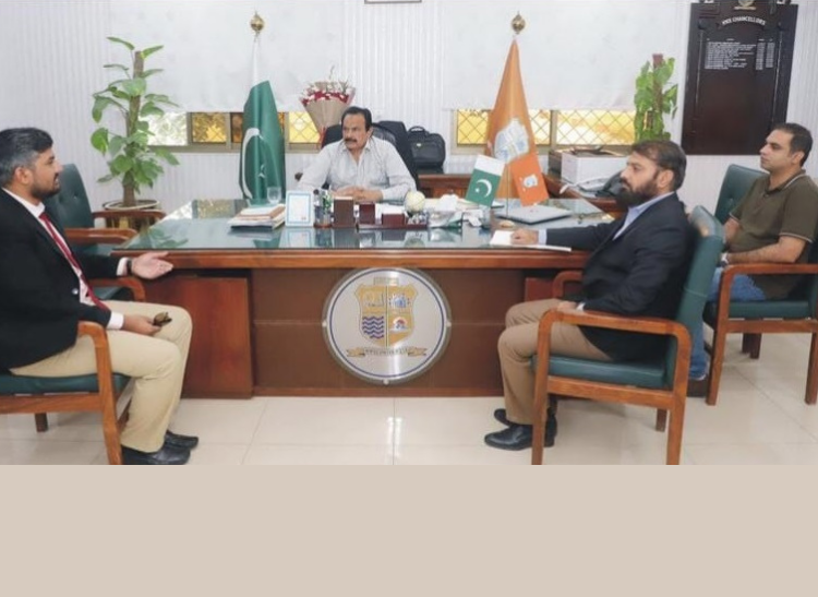 Digital DGK team in discussion with university officials to promote academic collaboration in IT